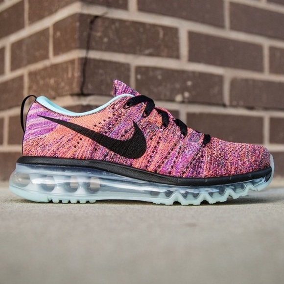 Nike Shoes - Nike Flyknit Running Sneakers Pink Black Women’s Athletic Shoes